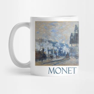 La Gare Saint Lazare, Vue Exterieure by Claude Monet Mug